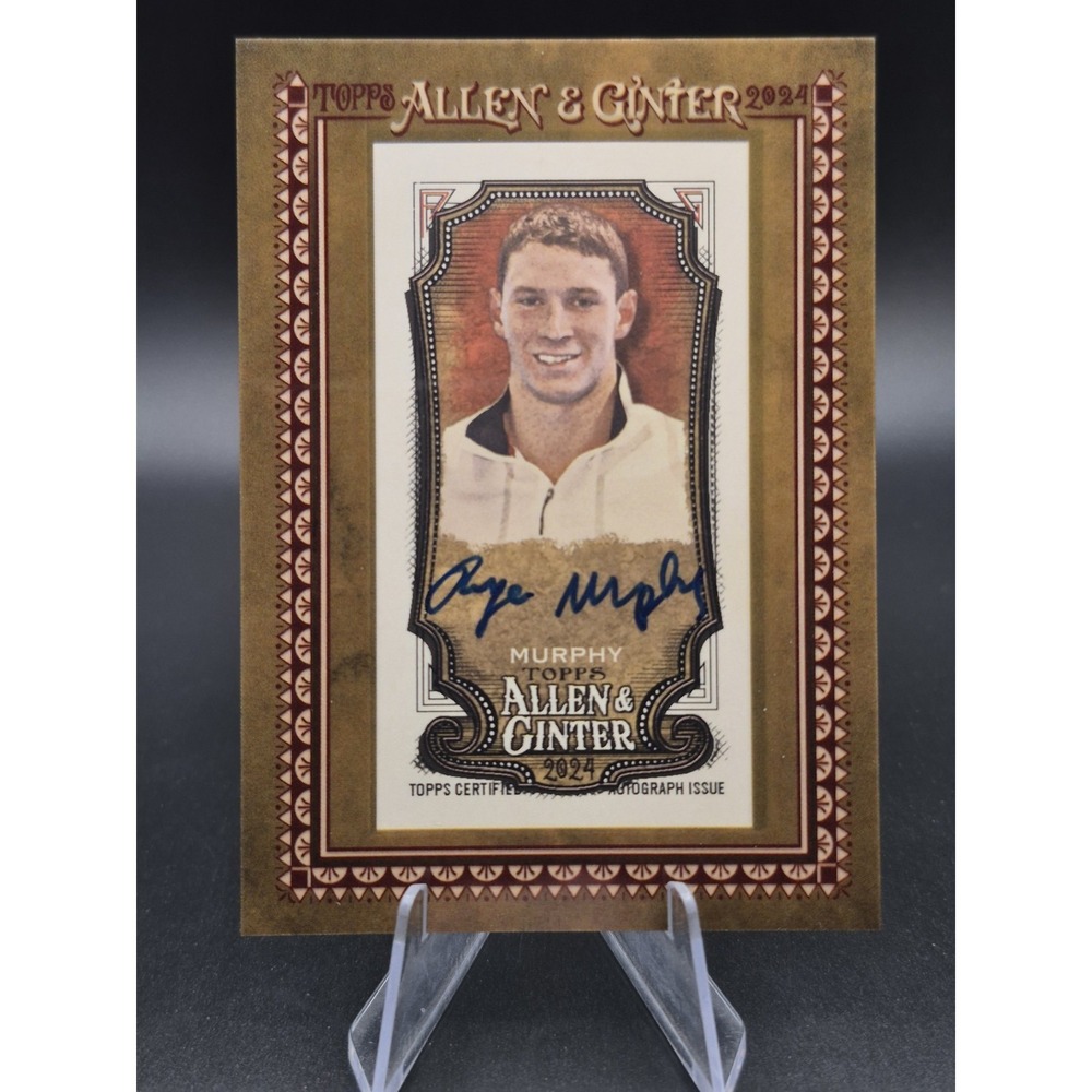2024 Topps Allen & Ginter Ryan Murphy #MA-RMU Mini Framed Auto Gold Medalist